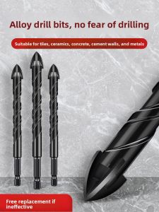 LECAN | High Hardness 4-Blade Impact Drill for Tile Glass and Cement Wall