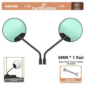 WANSLO | Universal Rearview Mirror for E-bikes Circular Large View