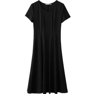 AMII | French Elegant Morandi Color Summer Dress Innerwear Waist Cinched