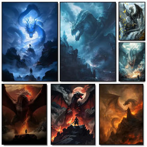 The Awakening of the Mythical Dragon Fantasy Artwork Jigsaw Puzzle 1000Pieces Stress Relief Puzzle Wall Art Decor Gift