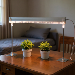 T8/T20 Plant Light Tube Vertical Stand 【Adjustable Grow Light Stand Rack】 Acrylic Holder for Hydroponics Lighting Fixture  ﻿