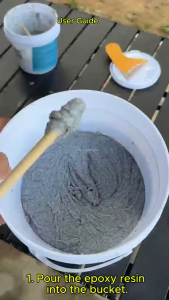 Epoxy Floor Paint Colored Sand 1KG Waterproof Anti-Slip Wear Resistant Cement Coating Cat Lantai Epoksi
