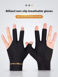 JIFANPAUL | Fingerless Three-Finger Billiards Gloves for Men and Women Left Hand