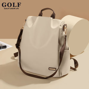 กระเป๋าเป้สะพายหลังแฟชั่นของผู้หญิงผ้าไนลอนคุณภาพกอล์ฟกันน้ำกระเป๋าสะพายไหล่น้ำหนักเบากระเป๋าเดินทางกันน้ำกลางแจ้งคาดตัวกระเป๋าสะพายไหล่อเนกประสงค์กระเป๋าสะพายไหล่กระเป๋าสะพายข้าง