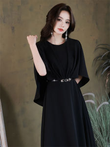 ALIANLI | Luxury Banquet Evening Dress Black Performance Ready