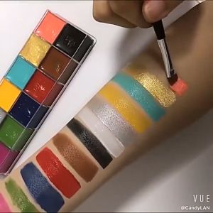 Face Body Paint Set 12 Colors Professional Makeup Palette Safe Facepaint Oil Hypoallergenic Non-toxic Face Body Paint