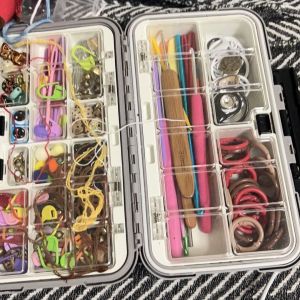 Transparent Divided Organizer Box