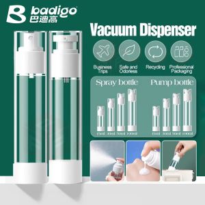 Badigo Badigao 15/30/50/80/100ML Vacuum Spray Bottle Travel Portable Lotion Pump Refillable Cosmetic Lotion Sanitizer Dispenser 旅行必备 喷雾瓶 乳液瓶 泵瓶 真空分装瓶
