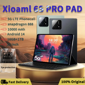 Global Version Original Pad 6s Pro Tablet 11inch HD 4K Android 14 16GB+1T 10000mAh 5G Dual SIM Bluetooth WiFi GPS Tablet(Buy 1 Get 5 Gifts)