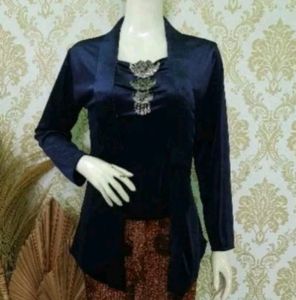 Kebaya kuthubaru bludru kebaya polos lipit terlaris murah kebaya prewedding kebaya wanita
