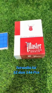 Kapur Master Untuk Ujung Stick Billiard & Pool / Mengurangi Slip Dan Meningkatkan Akurasi Pukulan / Kapur Master Chalk Billiard Kapur Biliar Billiard Cuk Bilyard / Kapur Billiard