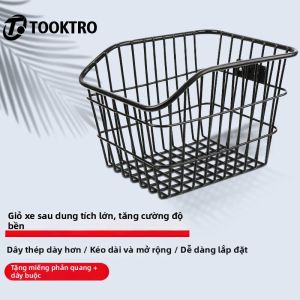 TOOKTRO | Giỏ Đựng Sau Xe Đạp Tải Trọng Lớn