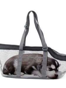 Portable Pet Handbag Breathable Outdoor Single Shoulder Bag for Kittens And Puppies Summer Mesh Cat Carry Bag Pet Travel