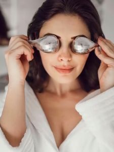 Thìa Đá Làm Đẹp Massage Da Mặt Thiết Bị Chăm Sóc Da Sang Trọng Nâng Cơ Mắt Mũi Khoan Đá Làm Mát Thìa Đá Làm Đẹp