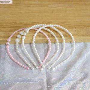 Princess Style Pearl Embedded Diamond Childrens Hairband Headband Korean Version Pearl Hairband Hair Accessories WeChat Marketing