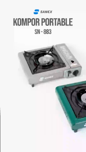SANEX Kompor Gas Portable 1 Tungku (2in1)