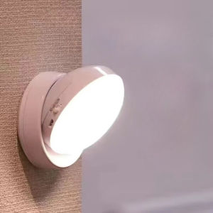 LED Night Light Rechargeable Motion Sensor Wall Light Cordless Bedroom Lamp for Hallway Bathroom Corridor Stairs Closet Home