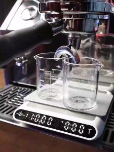 MHW-3BOMBER Formula Smart Coffee Scale with Automatic Timing Delicate Mini Kitchen Scales Chic Home Barista Acc
