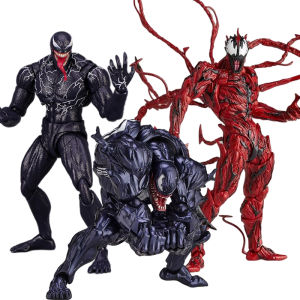 Bandai | AMAZING YAMAGUCHI Venom Carnage Spider Man legends Action Figure Joint Movable Face Statue Model Doll Collectible kids for Toy