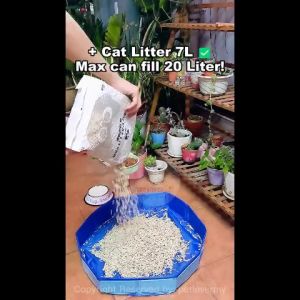 PETLOVER Portable Travel Cat Litter Box Foldable Cat Litter Box Pet Travel Cat Portable Toilet 可折叠猫砂盆猫咪旅行便携 Tandas Kucing