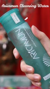 Nước tẩy trang làm sạch sâu dành cho da nhờn và da mụn Aricamun mẫu mới 2024