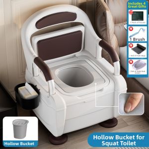 MMZECE | Sturdy Safe Anti-Slip Commode Chair