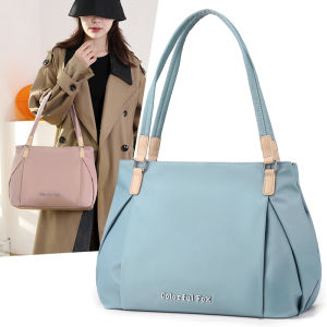 【Colorful Fox】korean fashion waterproof tote bag for women large capacity shoulder bag