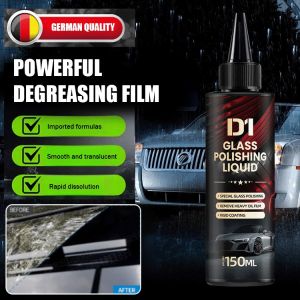 Car Glass Oil Film Remover Polishing Liquid Rain Repellent Anti-Fog Water Stains Remover Degreaser Cleaner