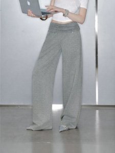 unifree | American Style Gray Loose Fit Sweatpants