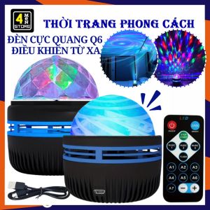 Đèn GALAXY Cực Quang Q6 USB LED Chiếu Bầu Trời Decor Phòng Ngủ Điều Khiển Từ Xa - Bóng Đèn  Đèn Led Xoay 360 Độ / Đèn Sân Khấu Phòng Karaoke  Dành Cho Dân Bay - Đèn Vũ Trường