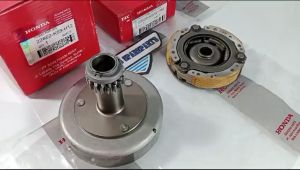 Lonceng Assy K03 Plus Kampas Ganda Kopling Otomatis KWW Honda Revo FIT Injeksi Blade New Fi 125cc