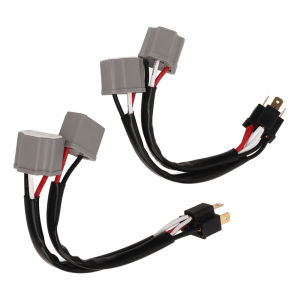 2Pcs 9003 H4 Headlights Wiring Harness Socket Adapter Male to Female 2 Way Splitter Wires for Truck Pickup LED Cable Plug