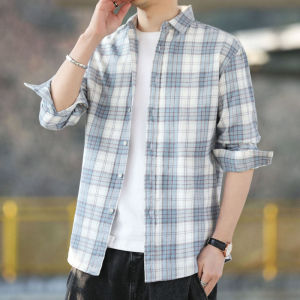 TUCANO | Long Sleeve Check Shirt for Men Cotton Casual