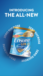 Ensure Gold Vanilla ZERO Sucrose 800g Tin (Adult Complete Nutrition)