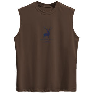 WANTELU | Basketball Fitness Cotton Men Sleeveless T-shirt