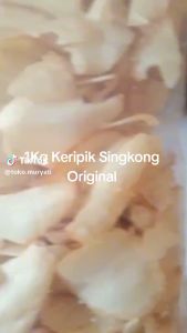 CASSAVA SINGKONG KERIPIK KRISPY ASIN HOME MADE FRESH TOPLES 1 LITER FANTASIA DENGAN PAKING AMAN