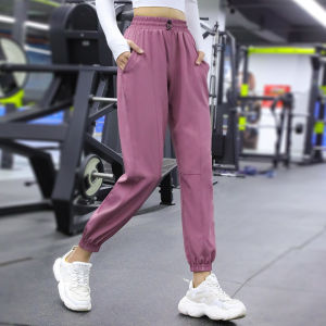 2024 new loose sweatpants womens leg running thin overalls high waist quick-drying yoga pants