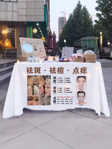 Modern Simplicity Tablecloth Advertises Spot Removal Mobile Stall Background Cloth Long Table Velvet Material All Seasons