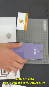 Kính cường lực Realme GT6 trong suốt full màn hình Smart Devil - Dán màn hình Realme GT 6