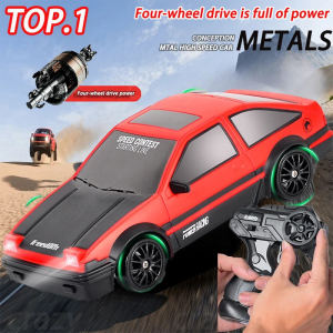 JDD[Fast Delivery][Original Available] New AE86 Rc Drift Car 1:24 Professional Drift Comition Veicle Parent-child Toys Birthhday Gifts GTR Childrens Toys
