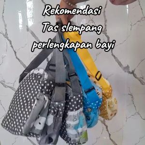 Tas Perlengkapan Bayi Multi Fungsi Ukuran Medium Ransel Baby Chipu Karakter Lucu