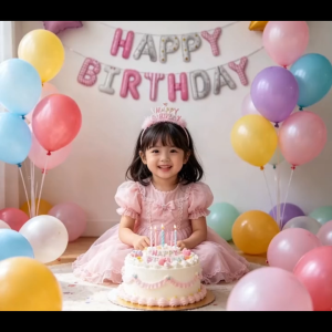 1 Set Foil Happy Birthday Banner Metallic Glossy Reusable Aluminum Foil Banner Easy Hang Pre-Drilled Holes for Birthday Party Backdrop Photo Booth Kids Adult Celebration Waterproof Durable Decoration