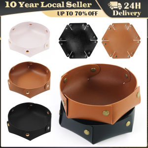 Leather Cosmetic Key Wholesale Jewelry Storage Box for Home Living Room Portable Luxury Storage Decoration