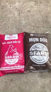 Đất trồng hoa kiểng Sfarm Đặng Gia Trang trộn sẵn dùng cho hoa bonsai cây kiểng túi 5dm (1.7kg)