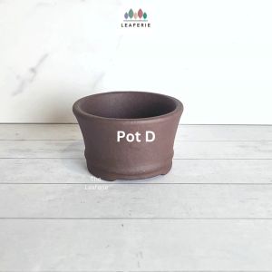 The Leaferie Bonsai Pot (Series 31) . Plant pot . Zisha . Flowerpot . Purple Sand Planter. Flower pots