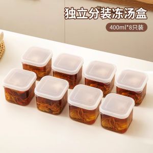 Food Grade Freeze Preserver Large Container Durable Meal Preparing And PortionING Box Plausible for Fridges And Freezers