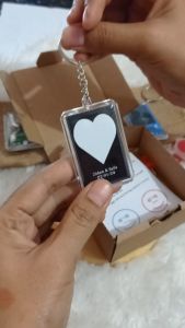 Gantungan Kunci Premium Spotify & Sidik Jari