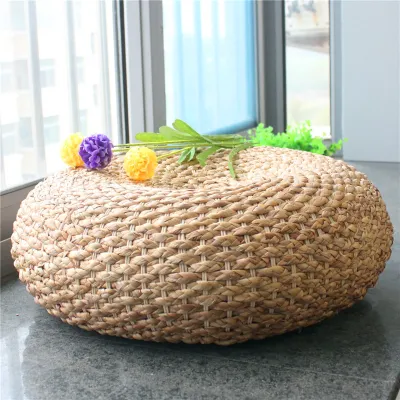 Pastoral Mat Balcony Thickened Straw Woven Tatami Meditation Futon Yoga Room Bay Window Cushion Stool Tea Art Mat