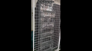 【Fireheart Warrior】 Over-Door Storage Organizer / Multi-Layer Hanging Bag / Clear PVC or Gray Fabric Door Organizer