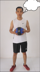 Bóng Tạ Bóng Đập Tập Thể LựcTập GymTập Yoga Chất Liệu Cao Su Đặc Hàng Nhập Khẩu Medicineball-54000 2kg